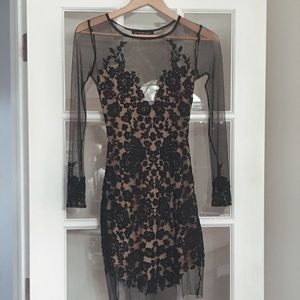 For love and lemons luau dress black short